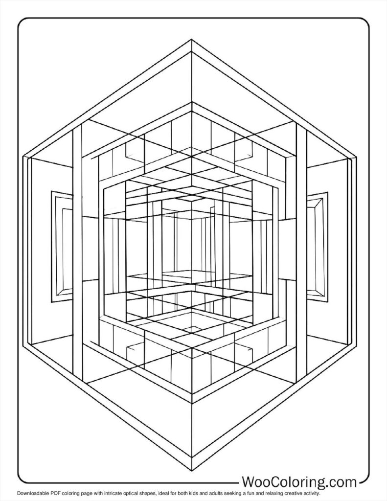 100  Geometric coloring pages  Free PDF To Print  - 36