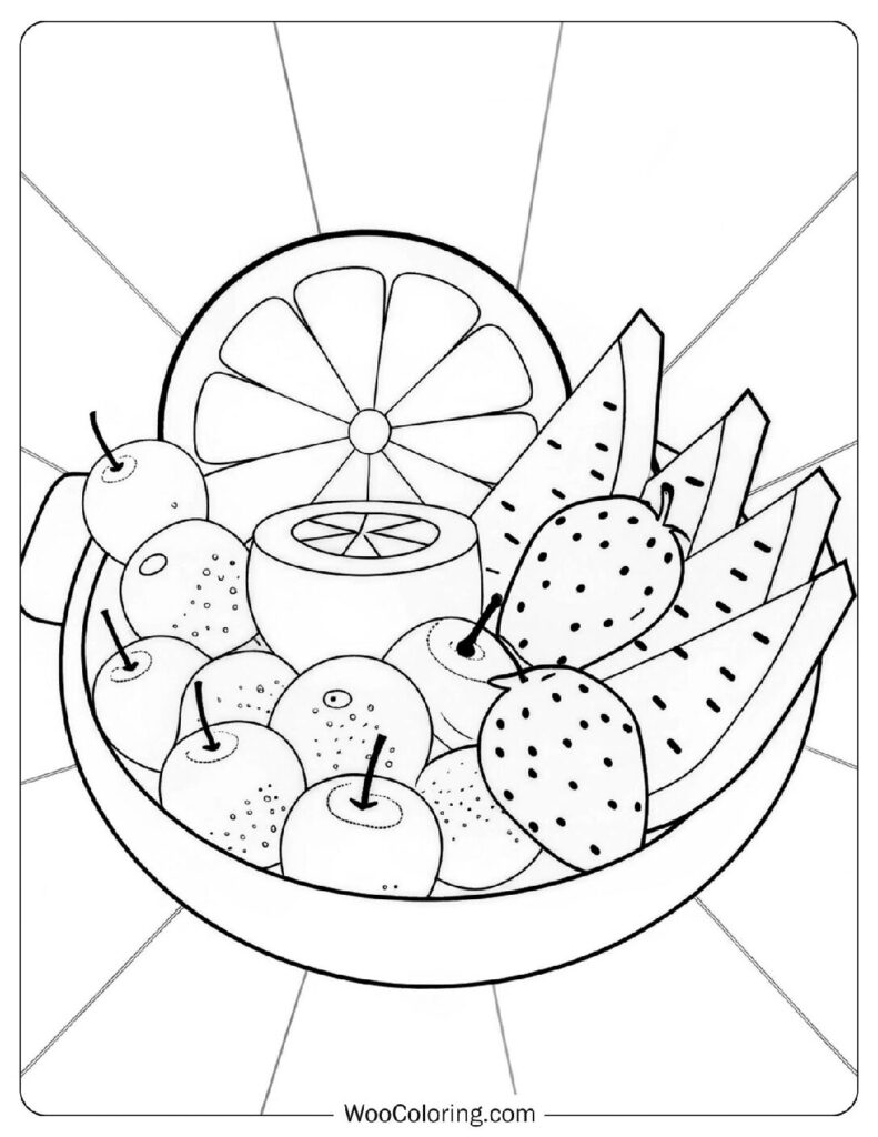 34 Fruit Coloring Pages  Free PDF To Print  - 52