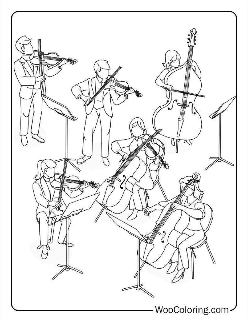 100  Music coloring pages  Free PDF To Print  - 4