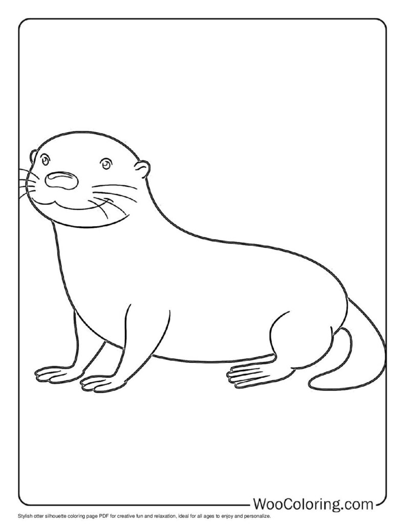 100  Otter coloring pages  Free PDF To Print  - 25