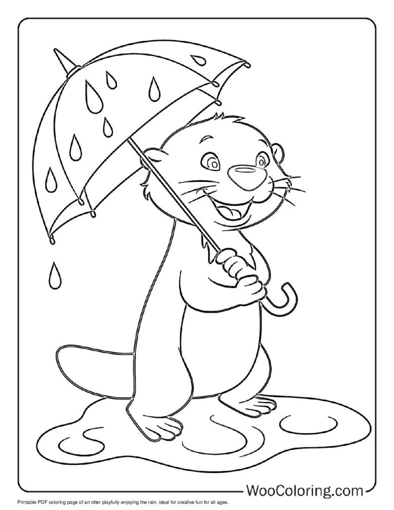 100  Otter coloring pages  Free PDF To Print  - 39