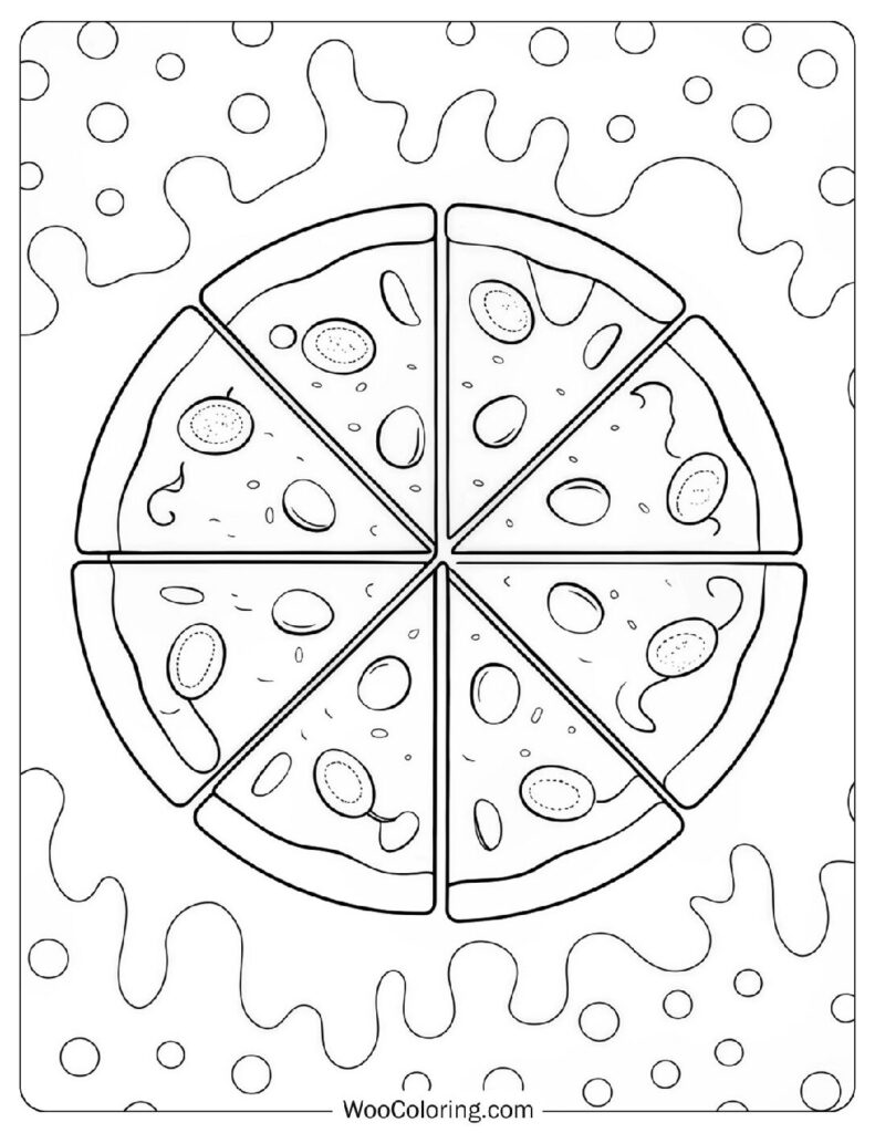 22 Pizza Coloring Pages  Free PDF To Print  - 30