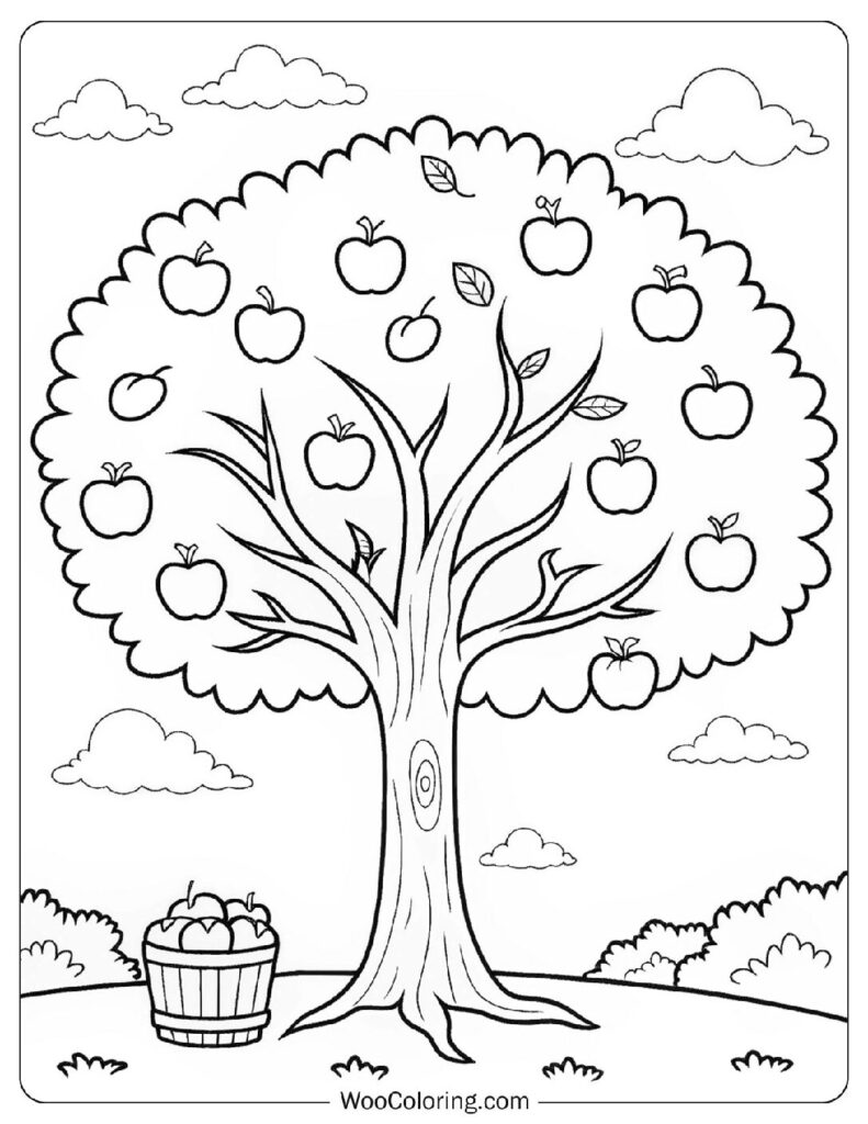 28 Apple Coloring Pages  Free PDF To Print  - 81