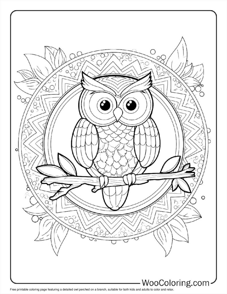 Owl Branch Art