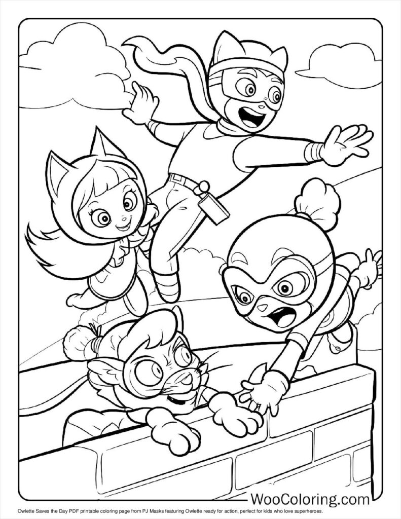 100  PJ Masks coloring pages  Free PDF To Print  - 55