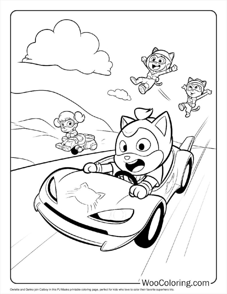 100  PJ Masks coloring pages  Free PDF To Print  - 44