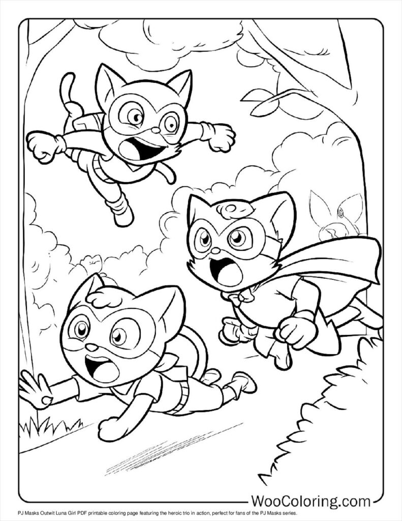 100  PJ Masks coloring pages  Free PDF To Print  - 43