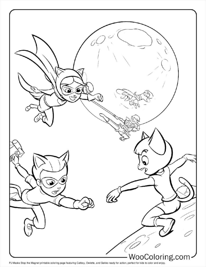 100  PJ Masks coloring pages  Free PDF To Print  - 88