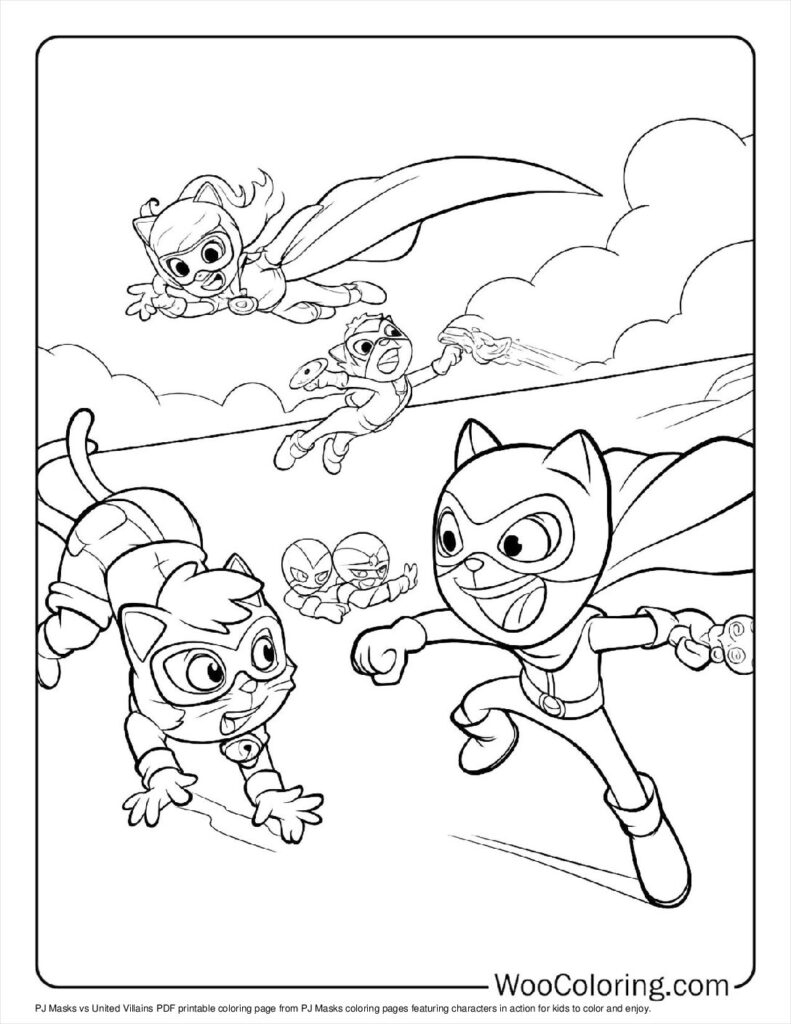 100  PJ Masks coloring pages  Free PDF To Print  - 29