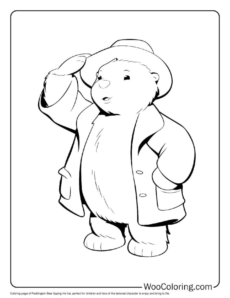 100  Paddington coloring pages  Free PDF To Print  - 82