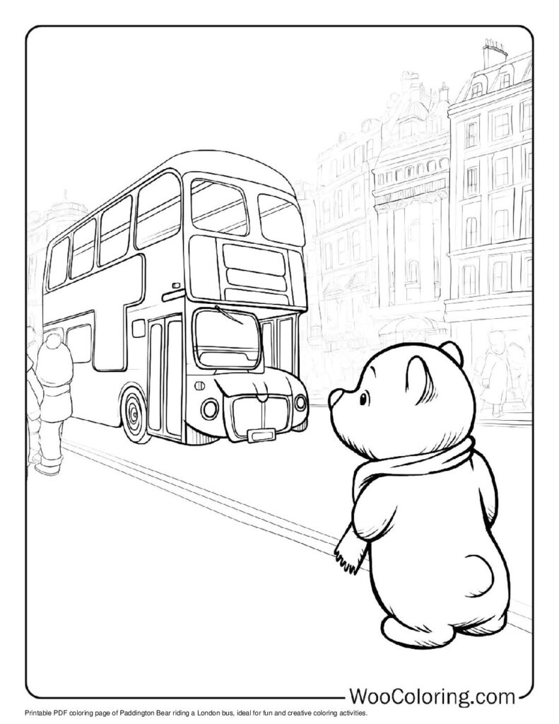 100  Paddington coloring pages  Free PDF To Print  - 4