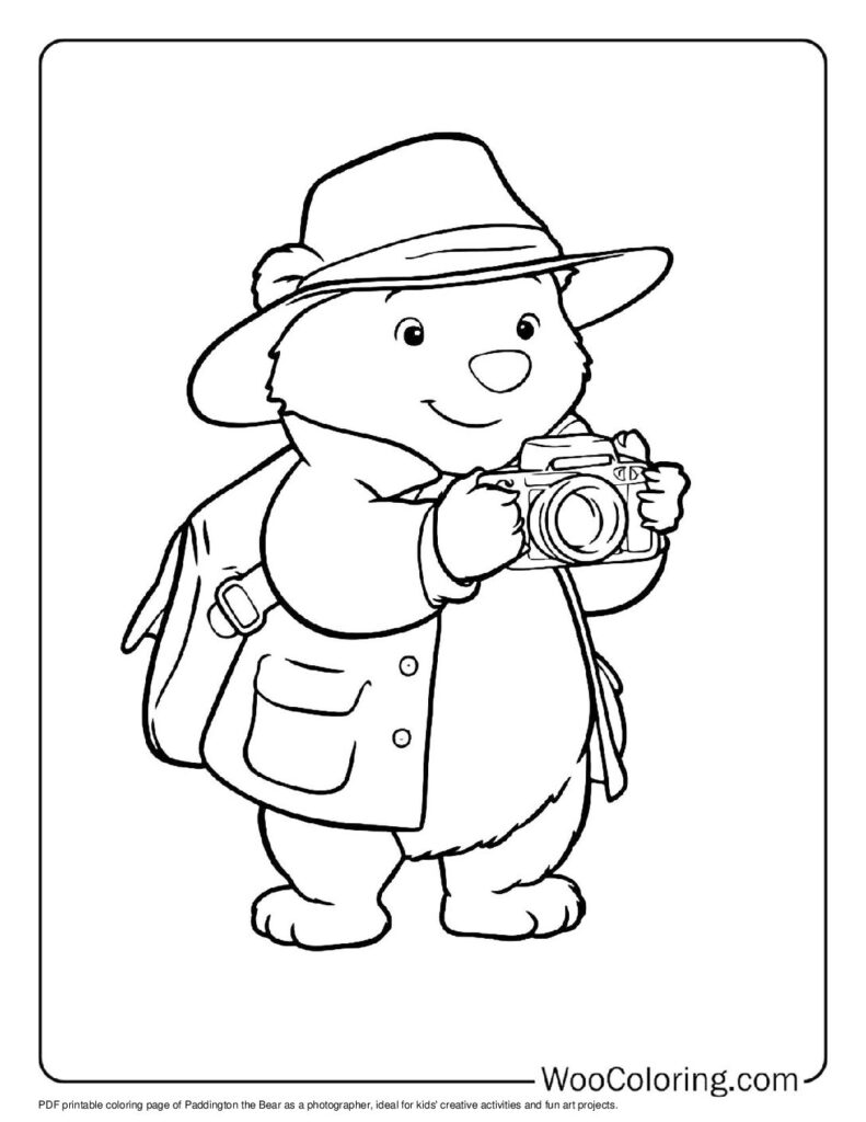 100  Paddington coloring pages  Free PDF To Print  - 1