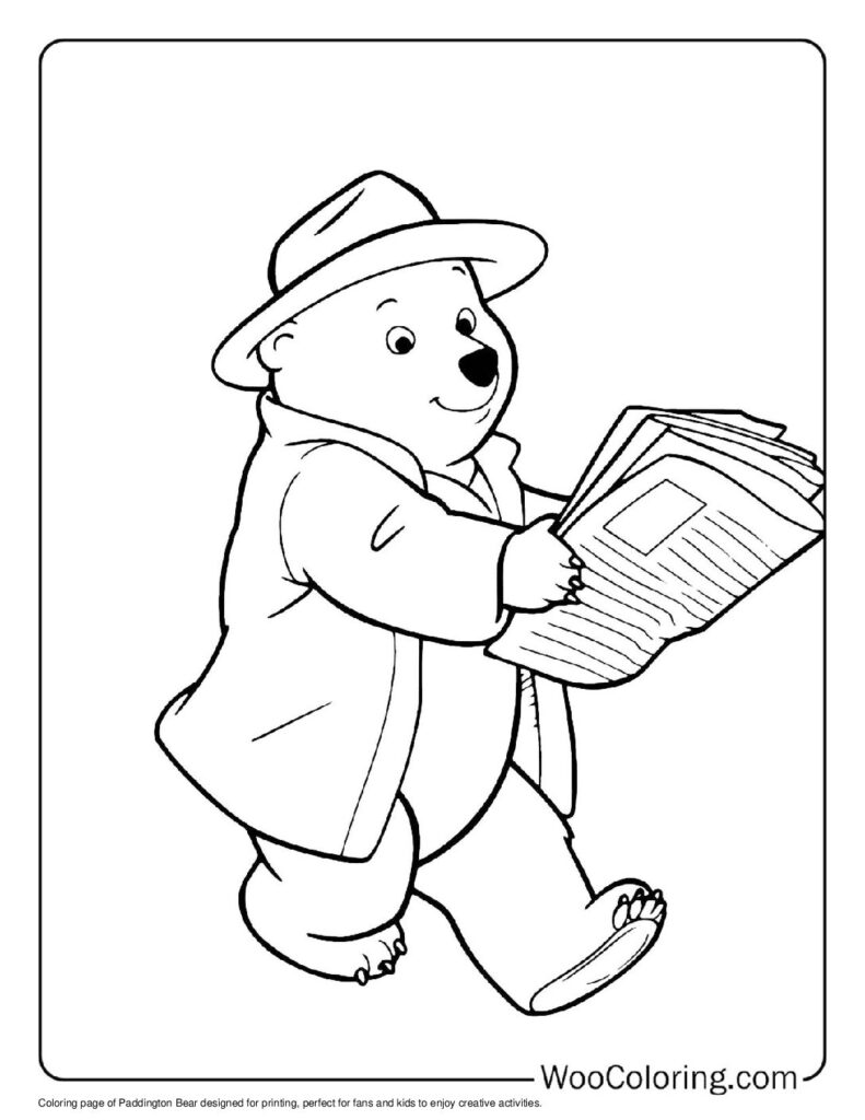 100  Paddington coloring pages  Free PDF To Print  - 92