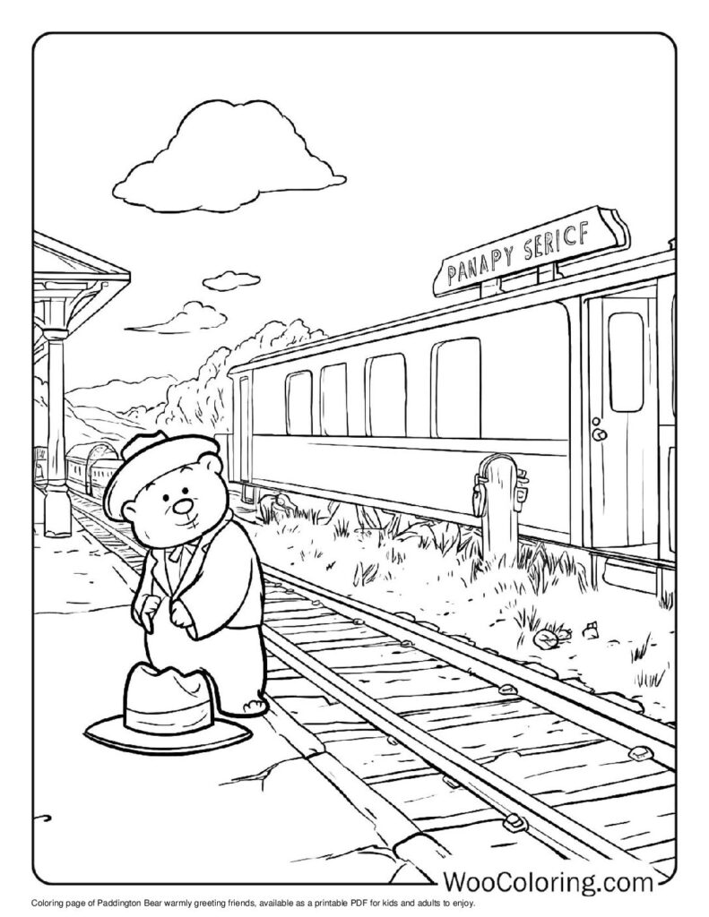 100  Paddington coloring pages  Free PDF To Print  - 46