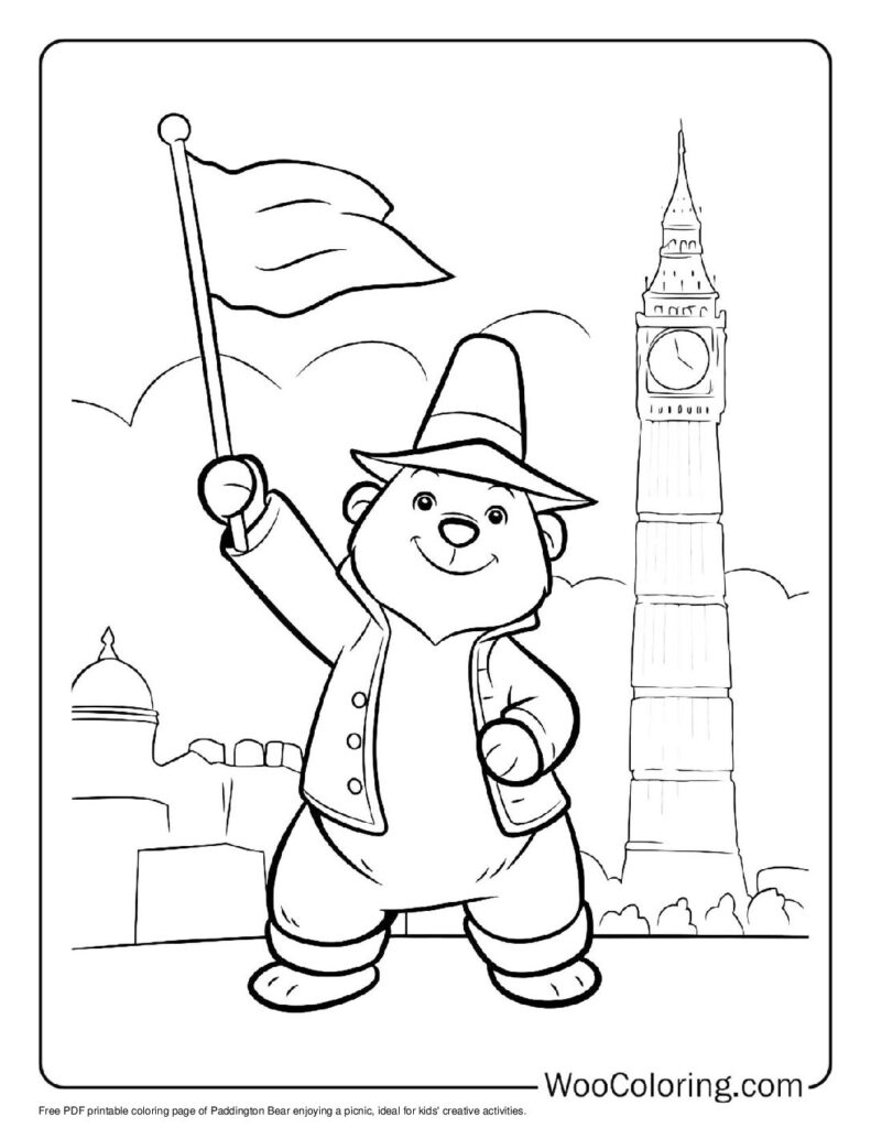 100  Paddington coloring pages  Free PDF To Print  - 4