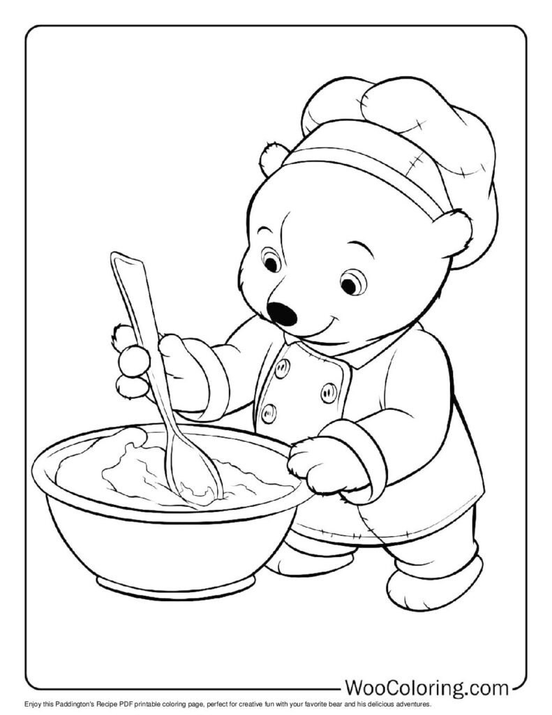 100  Paddington coloring pages  Free PDF To Print  - 8
