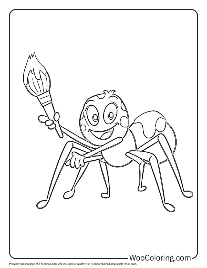 100  Spider coloring pages  Free PDF To Print  - 97