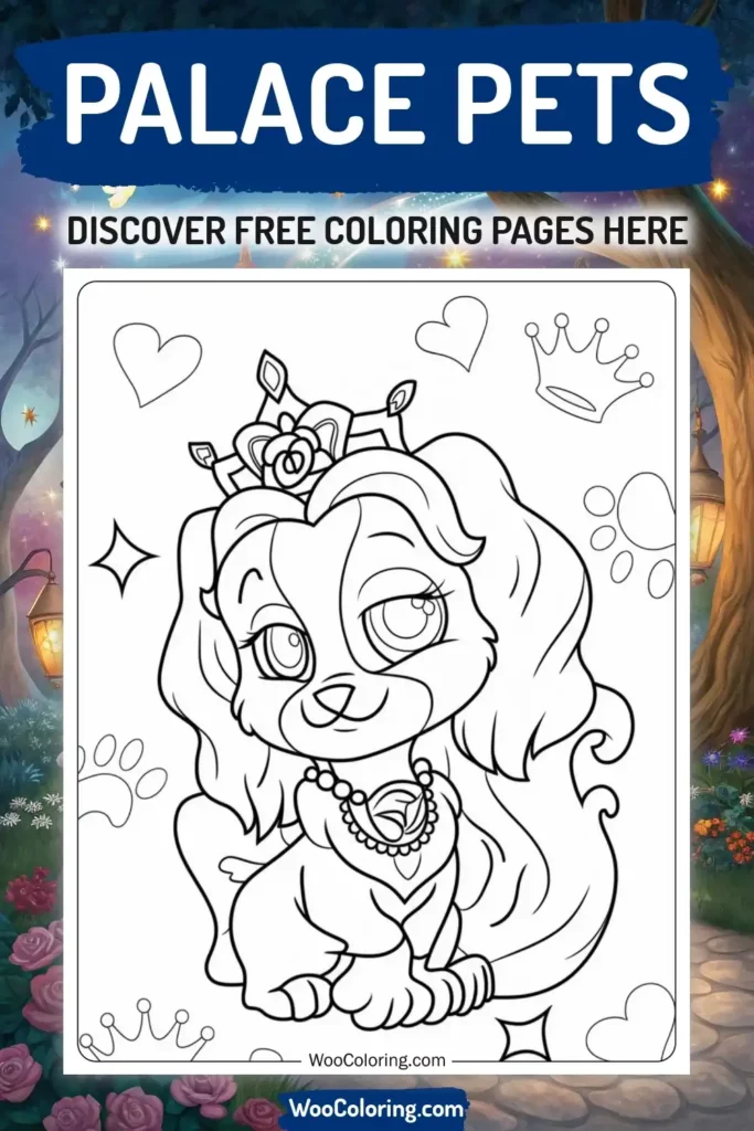 Palace Pets coloring pages designs from Disney