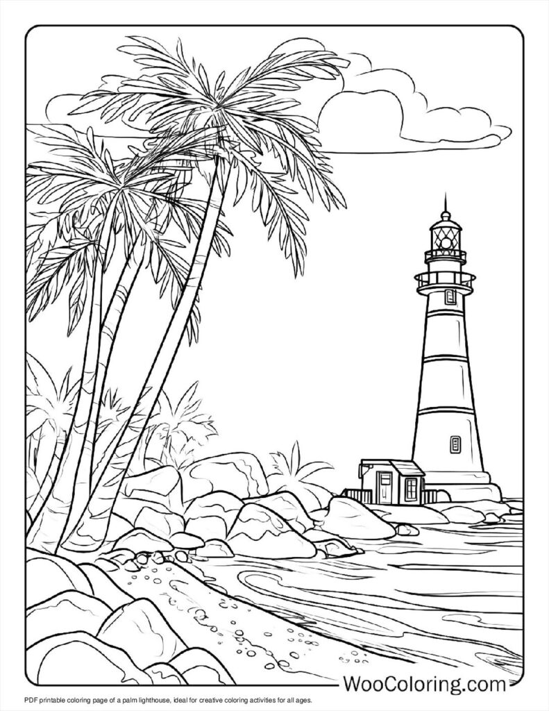 100 Lighthouse coloring pages Free PDF To Print - 60