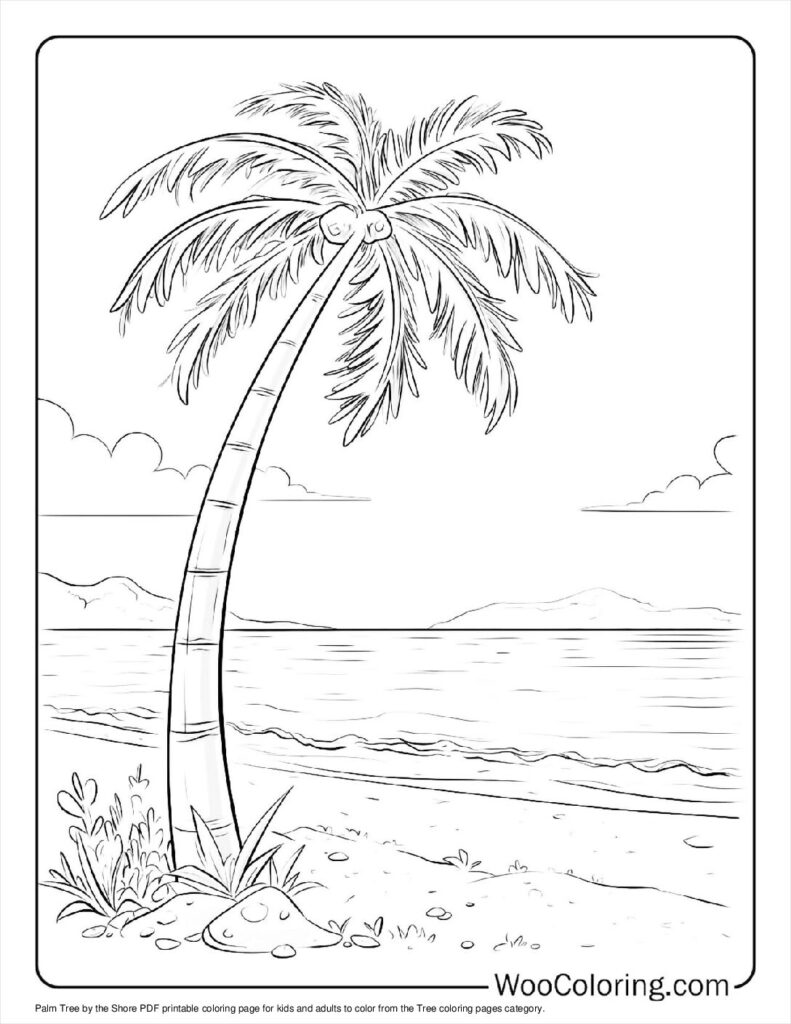 100  Tree coloring pages  Free PDF To Print  - 80
