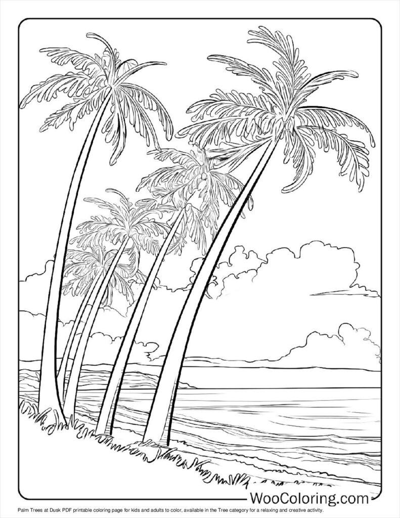 100  Tree coloring pages  Free PDF To Print  - 29