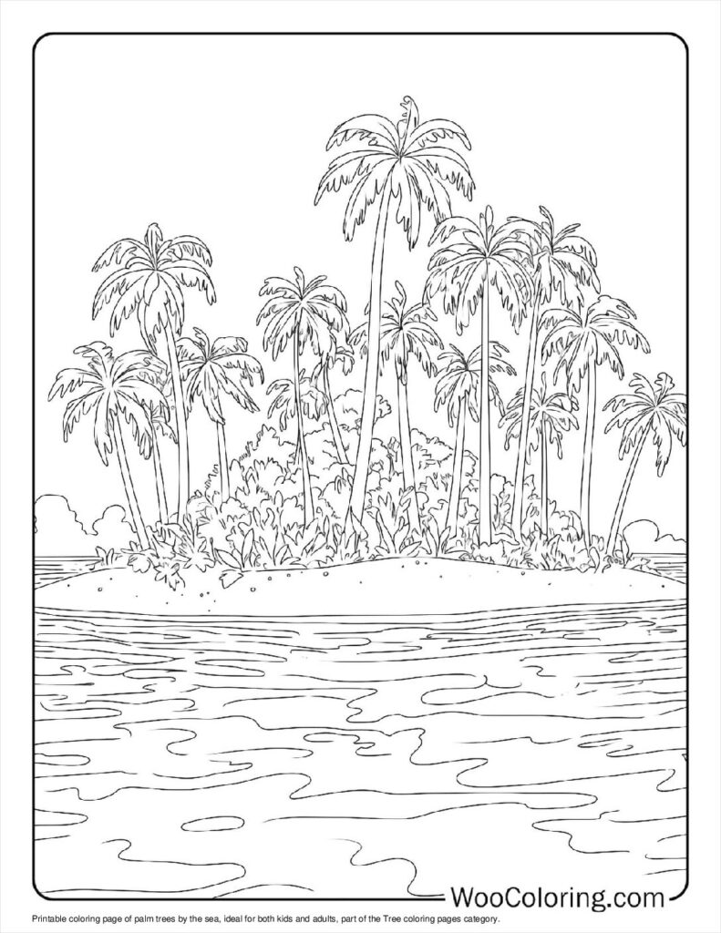 100  Tree coloring pages  Free PDF To Print  - 86