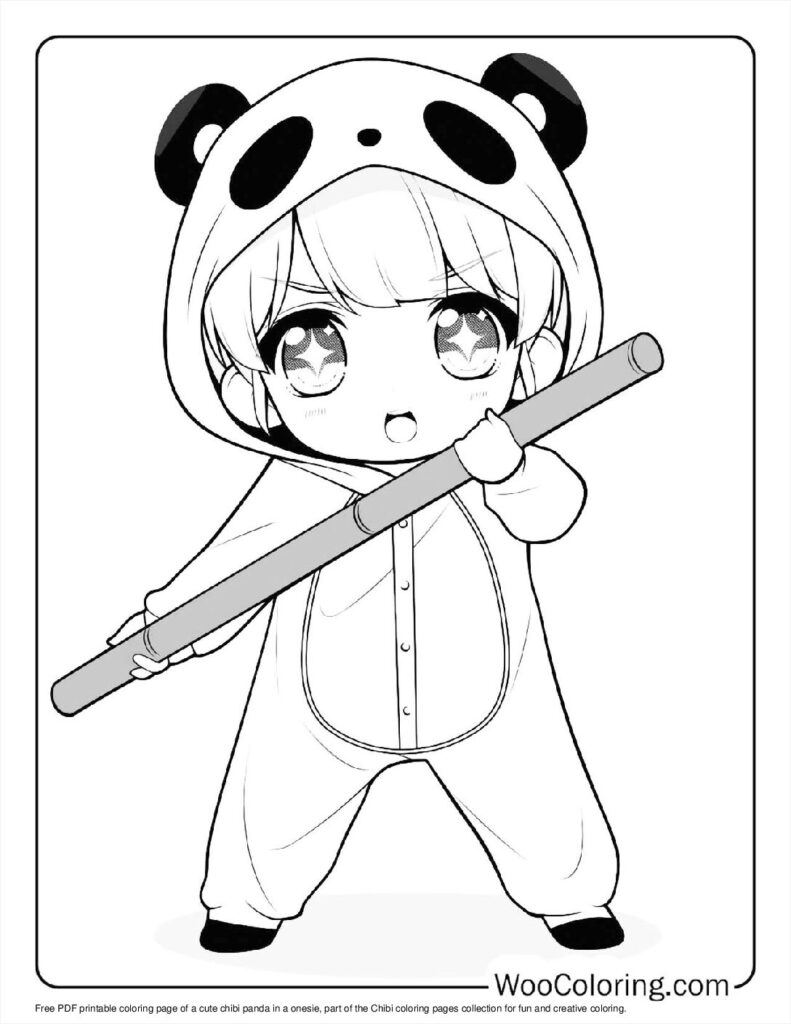 100  Chibi coloring pages  Free PDF To Print  - 2