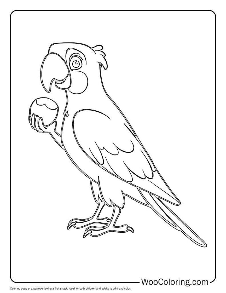 100  Parrot coloring pages  Free PDF To Print  - 65