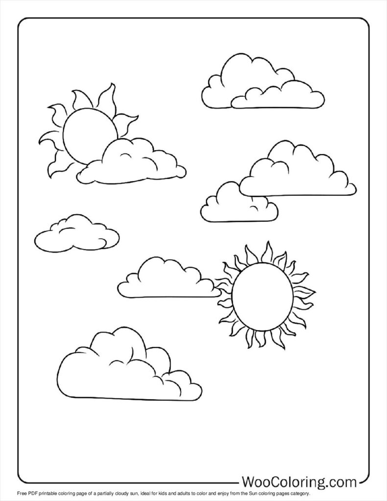 100  Sun coloring pages  Free PDF To Print  - 5
