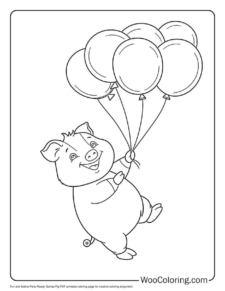 100 Guinea Pig coloring pages Free PDF To Print - 55