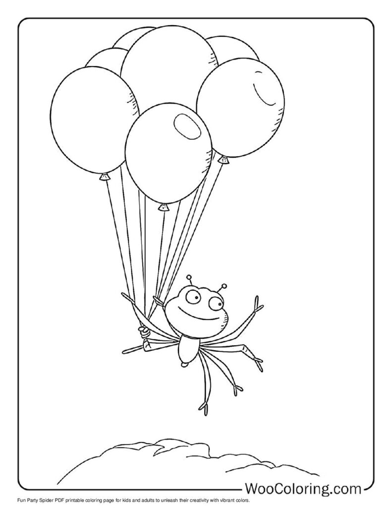 100  Spider coloring pages  Free PDF To Print  - 35