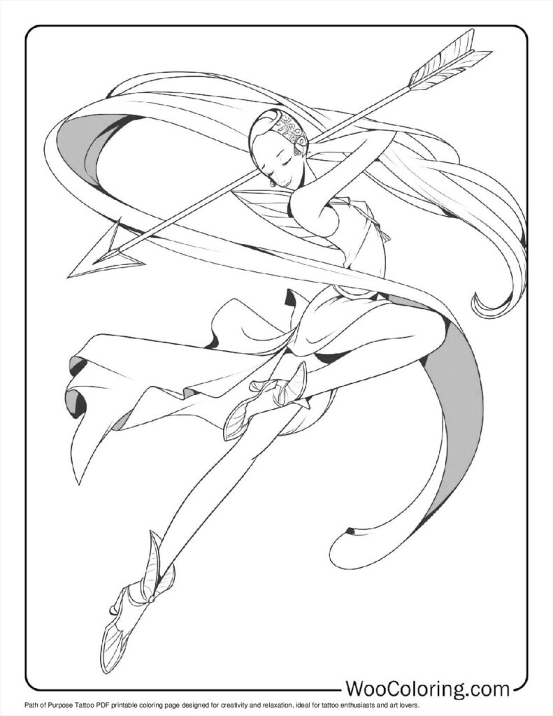 100  Tattoo coloring pages  Free PDF To Print  - 31