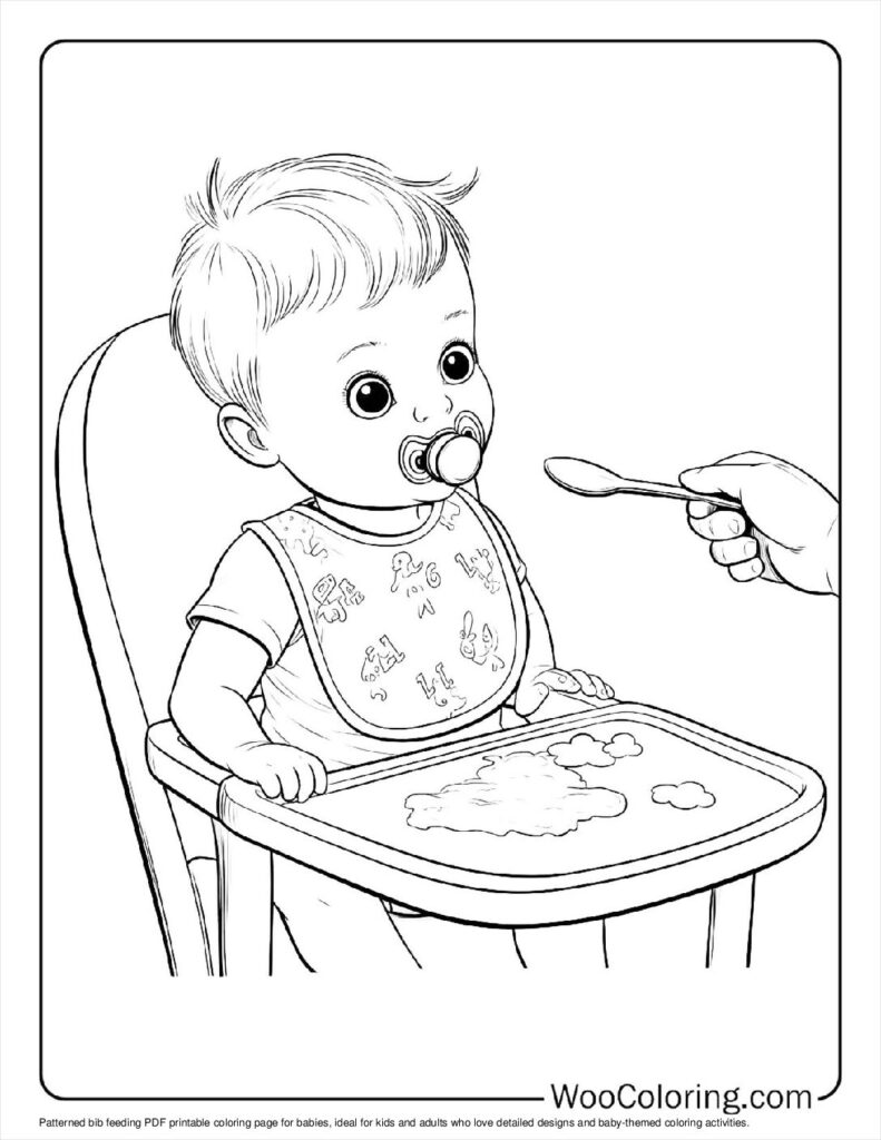 100  Baby coloring pages  Free PDF To Print  - 58