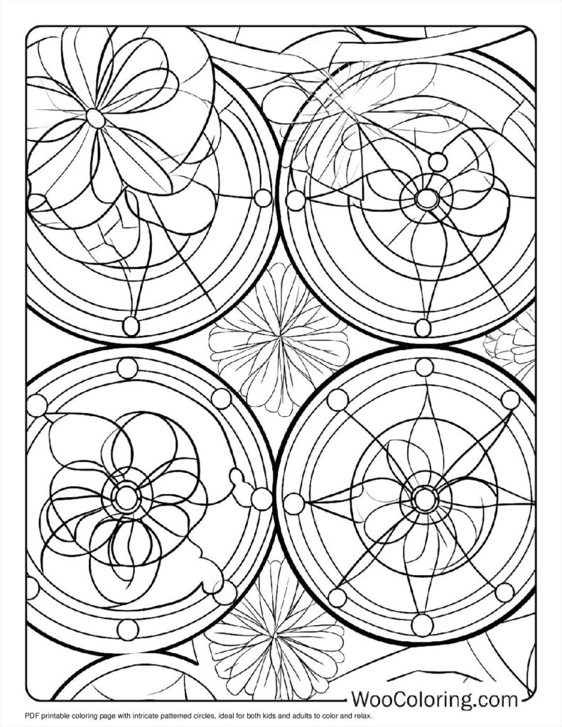 100  Geometric coloring pages  Free PDF To Print  - 48
