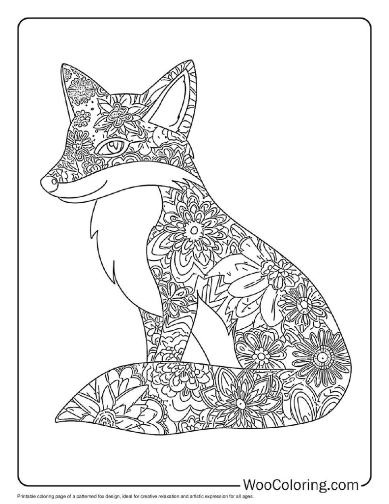 100  Fox coloring pages  Free PDF To Print  - 67
