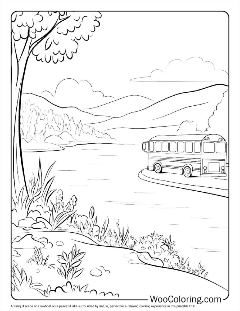 100  School Bus coloring pages  Free PDF To Print  - 55