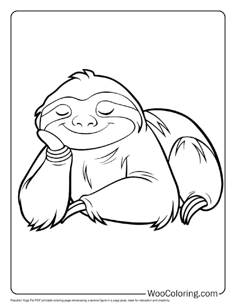 100  Yoga coloring pages  Free PDF To Print  - 36