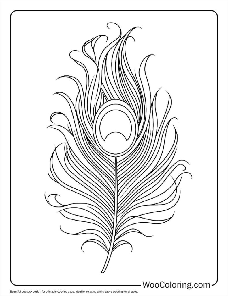 100  Peacock coloring pages  Free PDF To Print  - 12