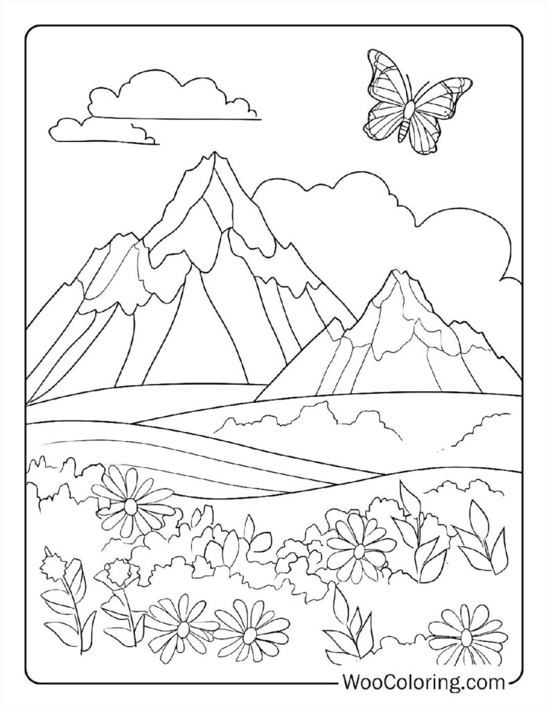 100  Butterfly coloring pages  Free PDF To Print  - 2