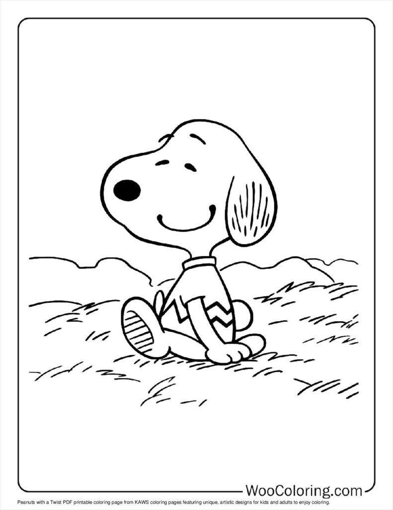 100  KAWS coloring pages  Free PDF To Print  - 23