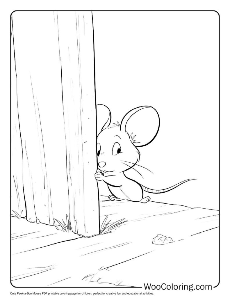 100  Mouse coloring pages  Free PDF To Print  - 20