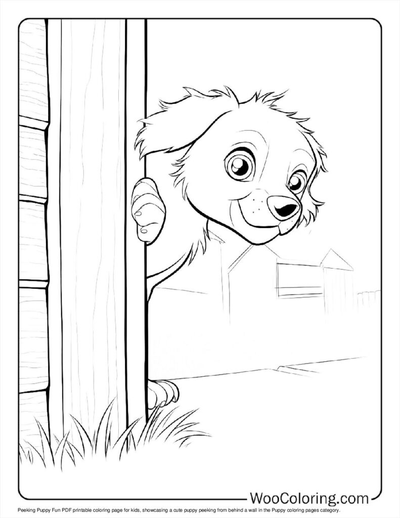 100  Puppy coloring pages  Free PDF To Print  - 19