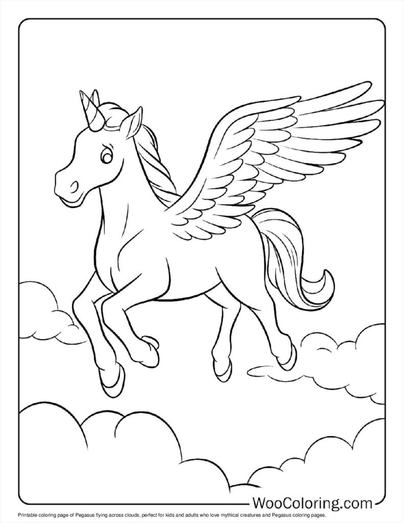 100  Pegasus coloring pages  Free PDF To Print  - 40