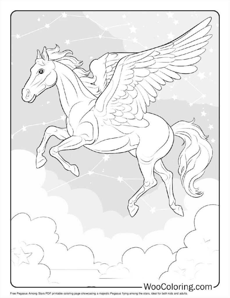 100  Pegasus coloring pages  Free PDF To Print  - 88