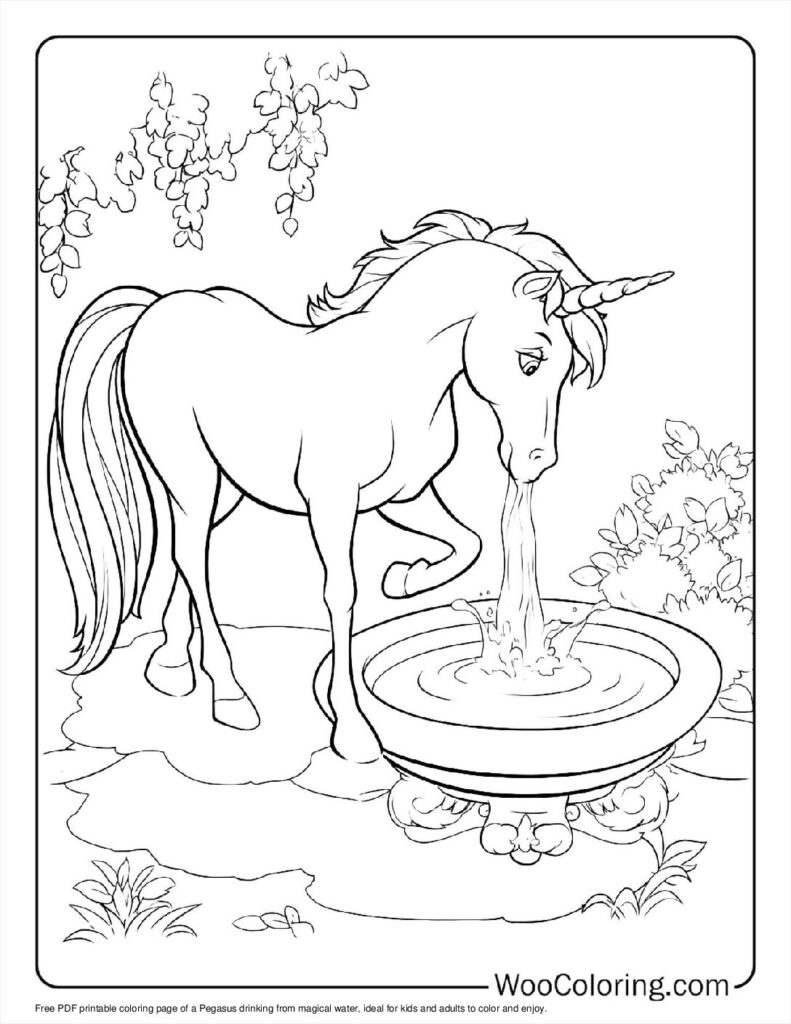 100  Pegasus coloring pages  Free PDF To Print  - 71