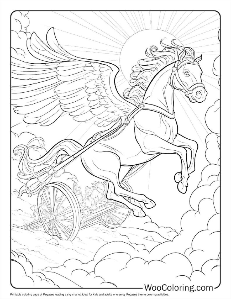 100  Pegasus coloring pages  Free PDF To Print  - 79