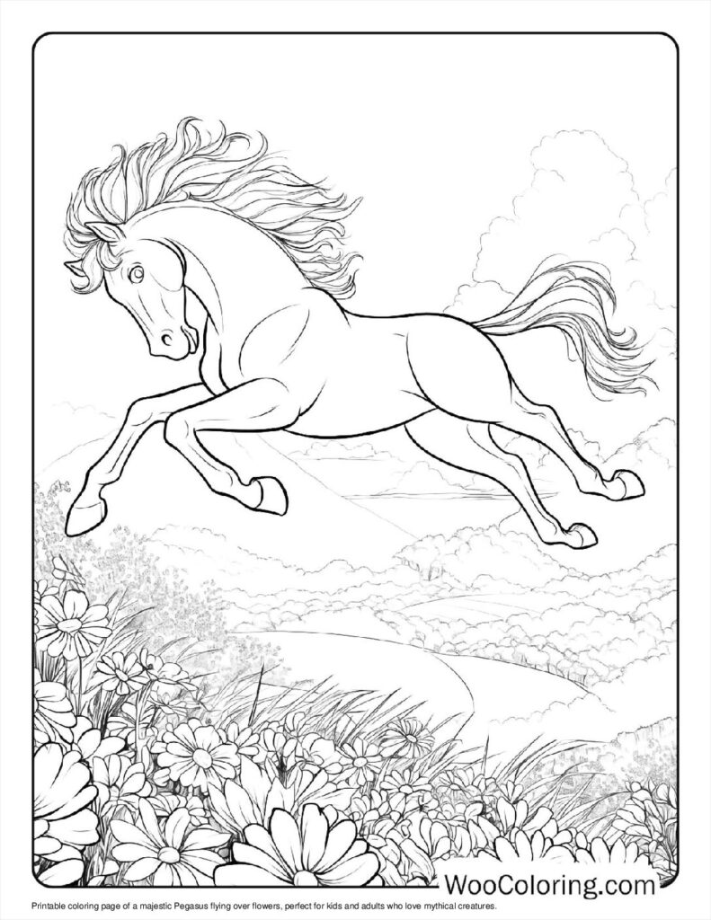 100  Pegasus coloring pages  Free PDF To Print  - 40