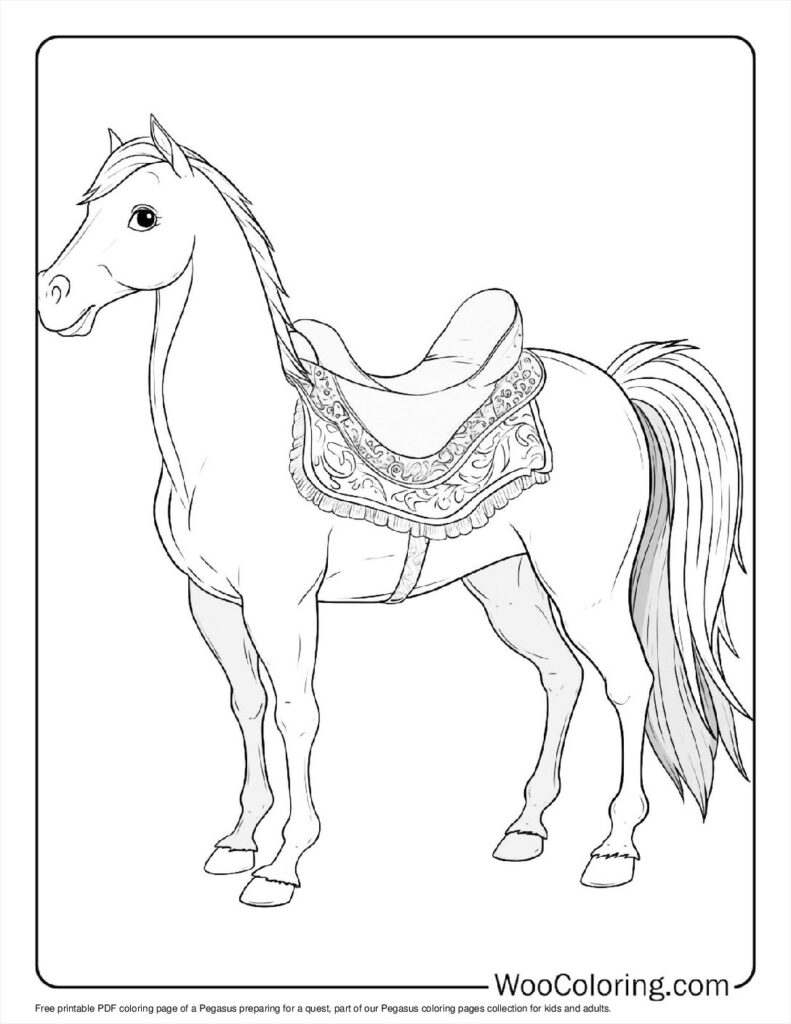 100  Pegasus coloring pages  Free PDF To Print  - 44