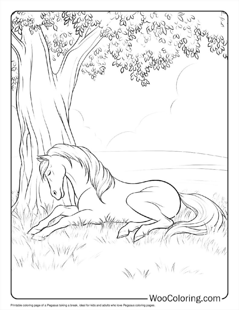 100  Pegasus coloring pages  Free PDF To Print  - 78