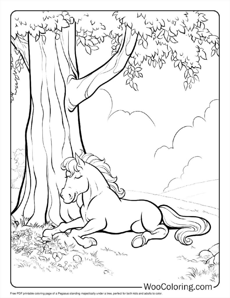 100  Pegasus coloring pages  Free PDF To Print  - 62